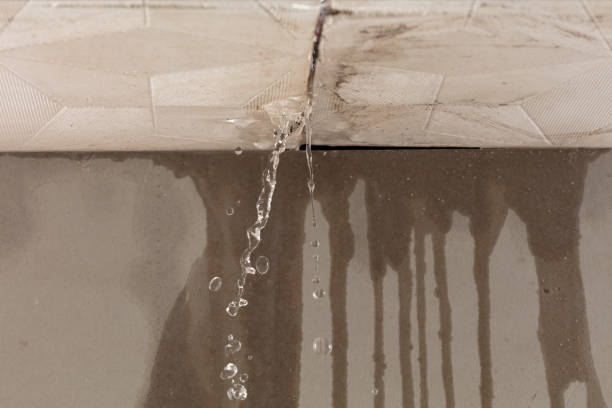 Professional Burst Pipe Cleanup technician working in Enfield, NH